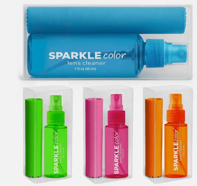 black framed eyeglasses